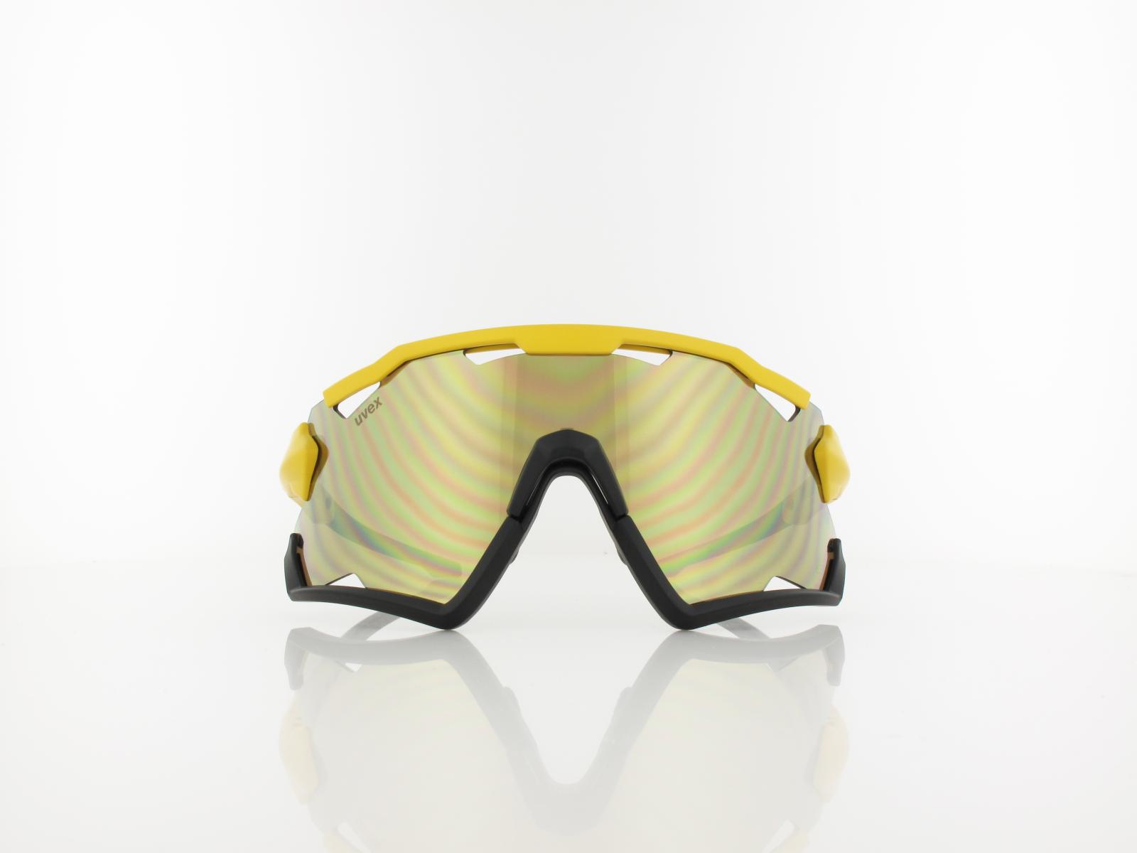 UVEX Sportstyle 228 S532067 6216 132 Sunbee Black Matt Mirror Yellow