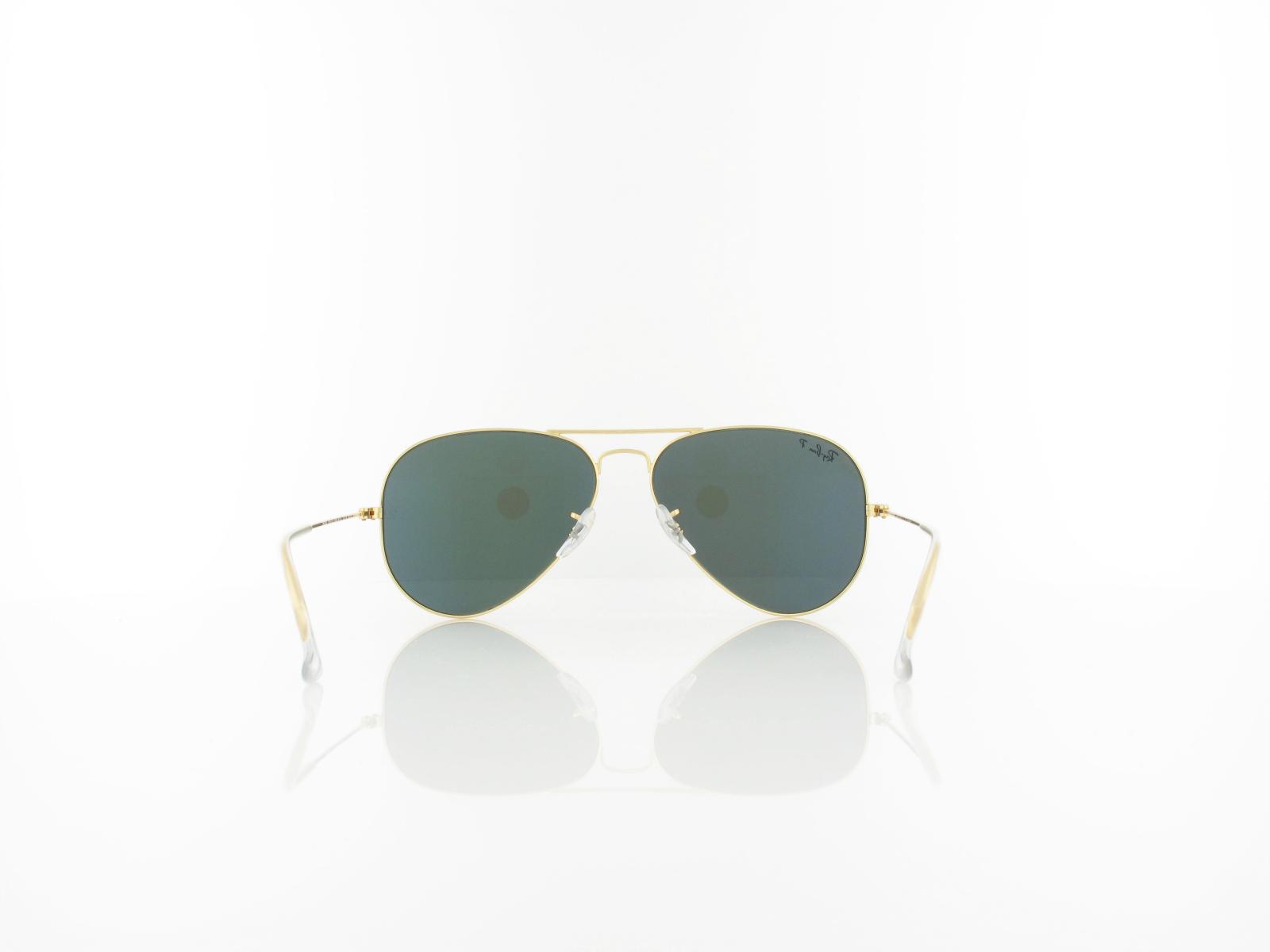 Ray Ban Aviator Large Metal RB3025 001 58 58 arista crystal green pol