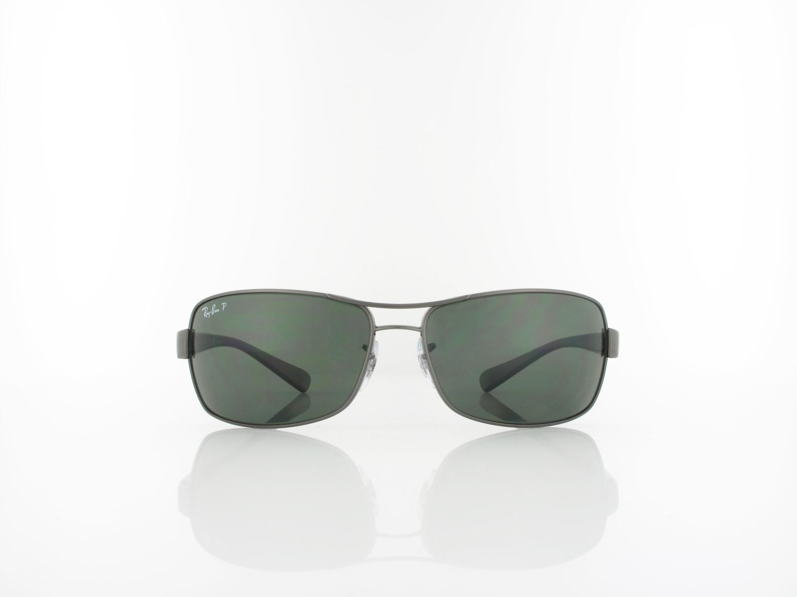 Ray Ban RB3379 004 58 64 gunmetal green polarized