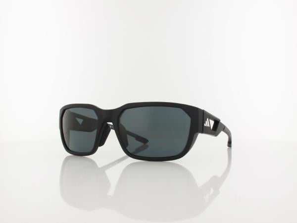 Adidas SP0092 02D 58 matte black / smoke polarized