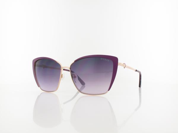 Guess GU7743 81Z 59 shiny violet / violet gradient mirror