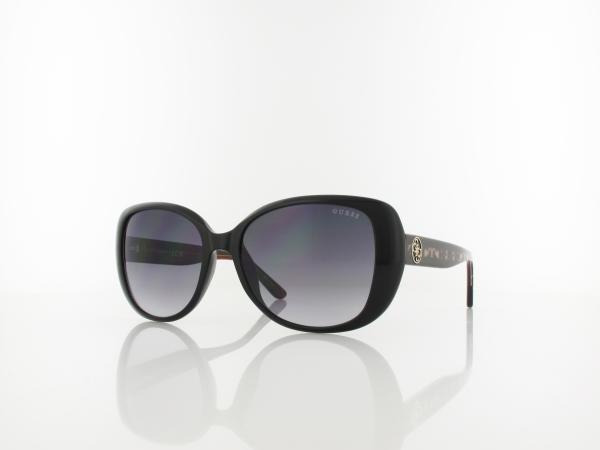 Guess GU7822 01B 56 shiny black / gradient smoke