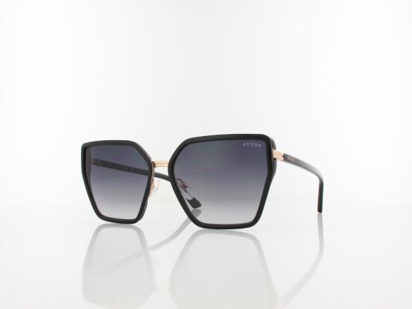 Guess GU7871 01B 59 shiny black / gradient smoke