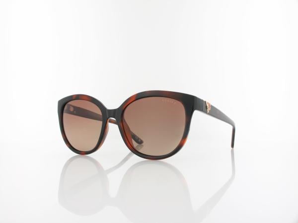 Guess GU7877 52H 56 dark havana / brown polarized