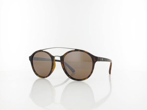 HIS polarized HPS98108-2 52 havana / brown with silver flash polarized