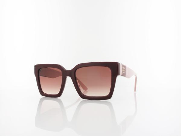 Karl Lagerfeld KL6057S 605 52 burgundy / rose gradient