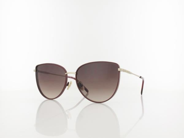 Lacoste L230S 604 59 matte burgundy / brown gradient