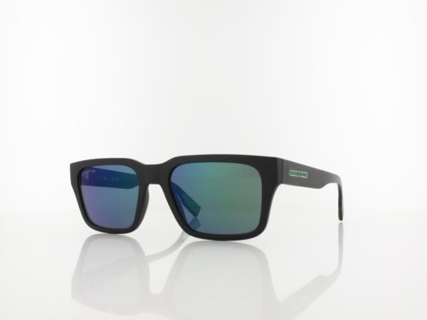 Lacoste L6004S 002 55 matte black / green mirror