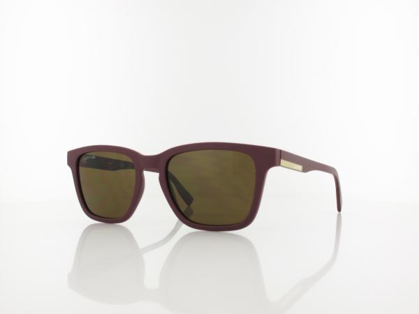 Lacoste L987S 603 53 matte dark red / brown