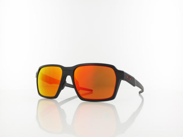 Oakley Parlay OO4143 03 58 matte black / prizm ruby