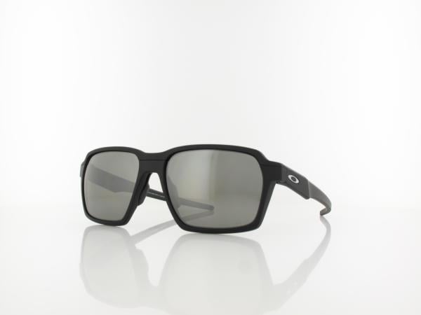 Oakley Parlay OO4143 04 58 matte black / prizm black polarized