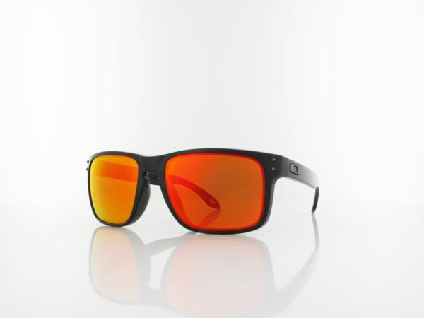 Oakley Holbrook OO9102 F1 55 polished black / prizm ruby polarized