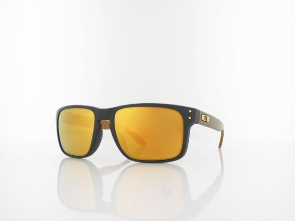 Oakley Holbrook OO9102 W4 55 matte carbon / prizm 24k polarized