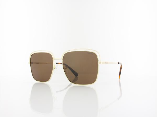 Polaroid PLD 4104/S 01Q/SP 56 gold brown / bronze polarized