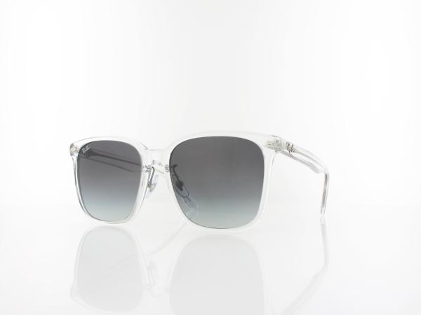 Ray Ban RB2206D 64478G 57 transparent / grey gradient blue