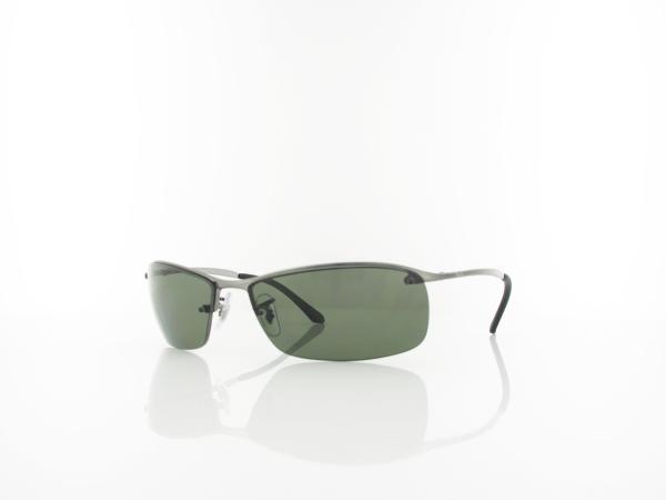 Ray Ban Top Bar RB3183 004-9A 63 gunmetal / polar green