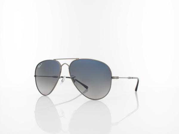 Ray Ban OLD AVIATOR RB3825 478 58 gunmetal / blue gradient polar