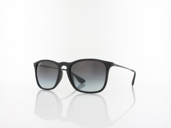 Ray Ban Chris RB4187 622/8G 54 rubber black / grey gradient