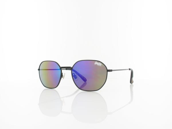 Superdry Super7 004 52 matt black / rainbow mirror