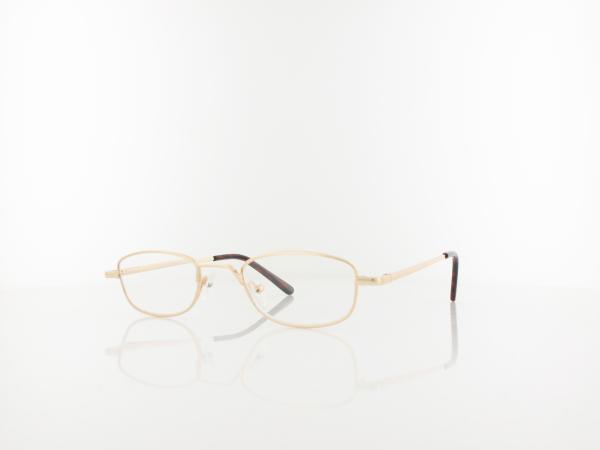 Brilando HMR63 Fertiglesebrille shiny gold +1,00