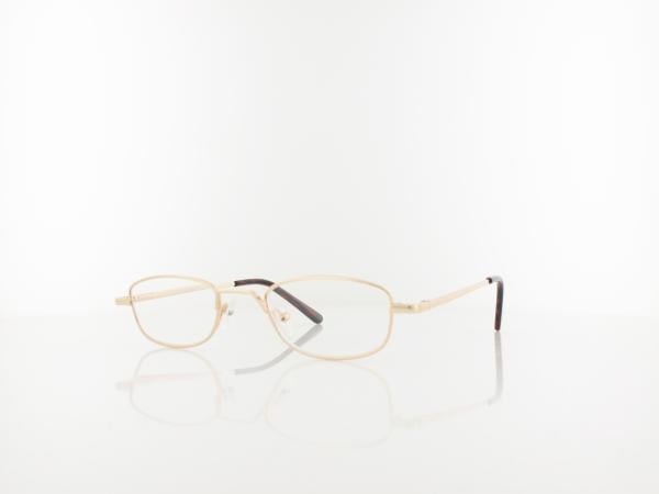 Brilando HMR63 Fertiglesebrille shiny gold +2,00