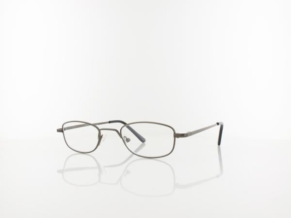 Brilando HMR63A Fertiglesebrille shiny gunmetal +1,50