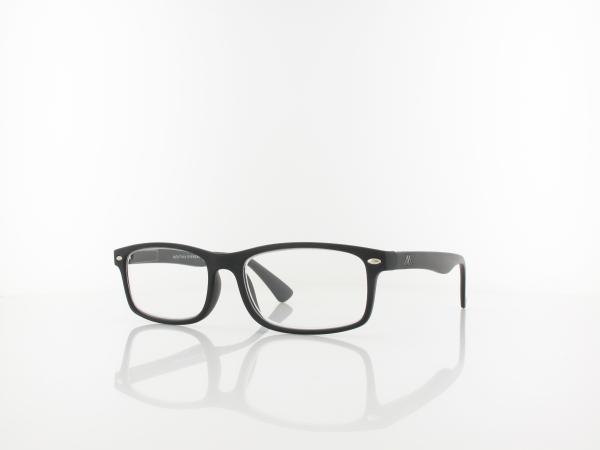 Brilando MR83 Fertiglesebrille matte black +1,00