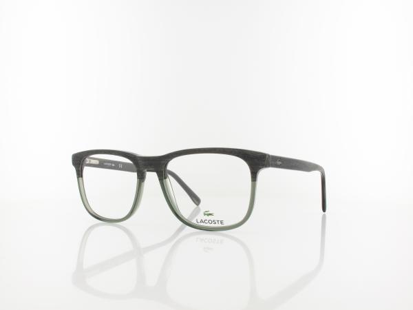 Lacoste L2849 315 54 transparent green wood