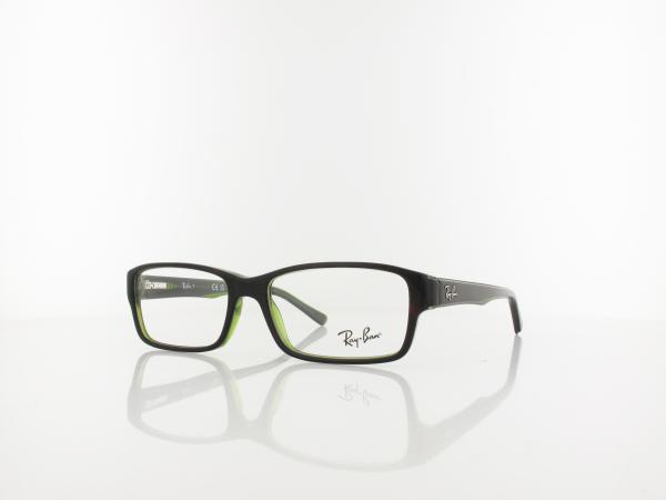 Ray Ban RX5169 2383 54 top havana on green transparent