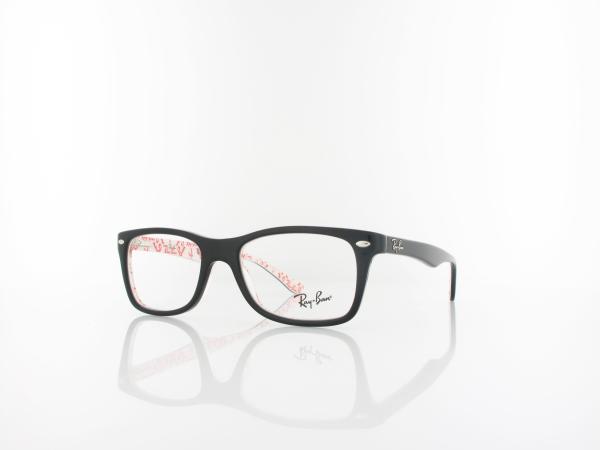 Ray Ban RX5228 5014 50 top black on texture white