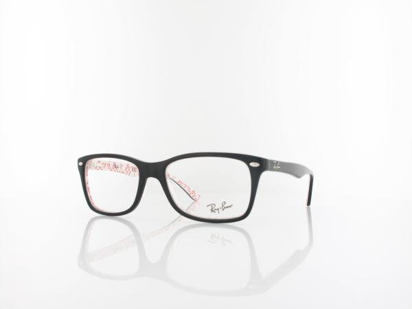 Ray Ban RX5228 5014 53 top black on texture white