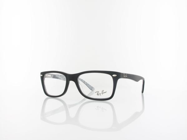 Ray Ban RX5228 5405 50 top mat black on tex camuflage