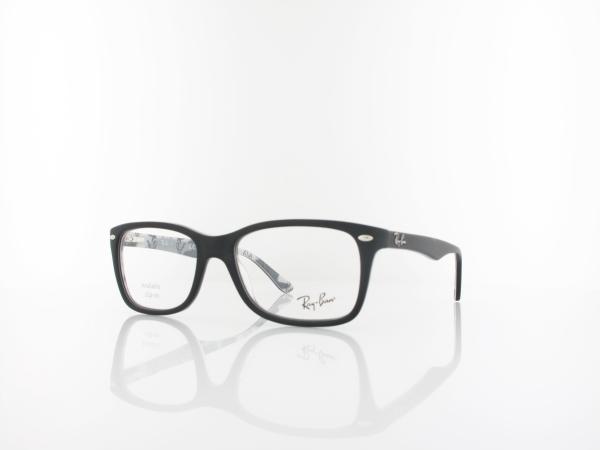 Ray Ban RX5228 5405 53 top mat black on tex camuflage