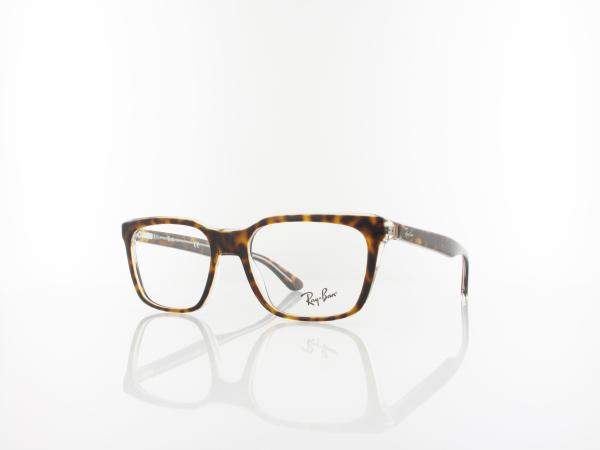 Ray Ban RX5391 5082 51 havana on transparent