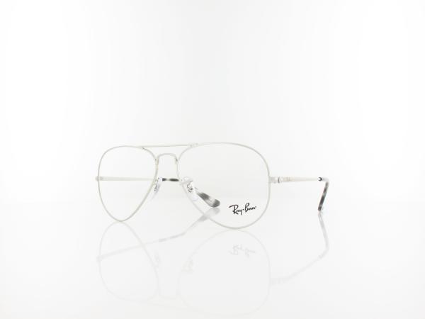 Ray Ban Aviator RX6489 2501 55 silver