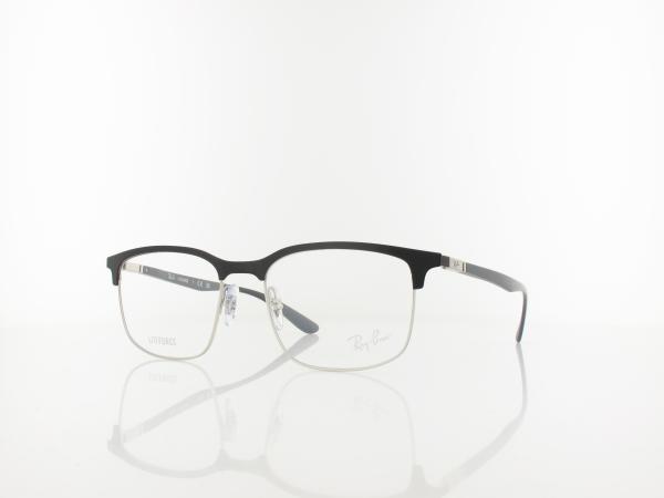 Ray Ban RX6518 3163 55 black on silver