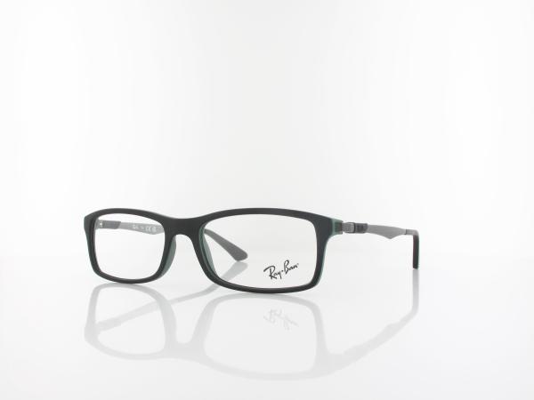 Ray Ban RX7017 5197 54 top black on green