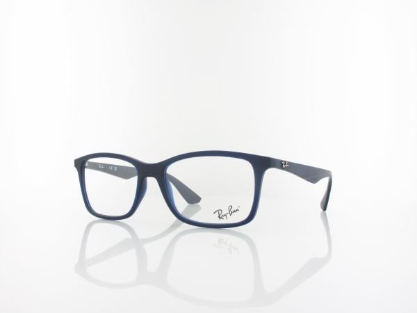 Ray Ban RX7047 5450 56 matte transparent blue