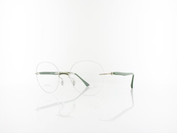 Ray Ban RX8768 1232 50 military green on silver