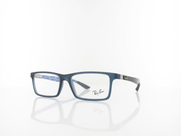 Ray Ban RX8901 5262 55 demi gloss blue