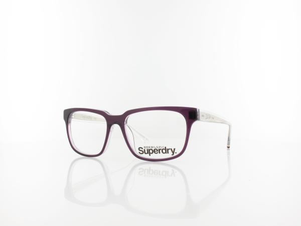 Superdry Charli 161 52 polished aubergine silver