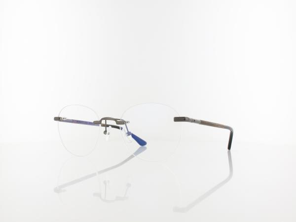 Wood Fellas Ammil Rimless Titanium 11016 6706 52 walnut gun shiny