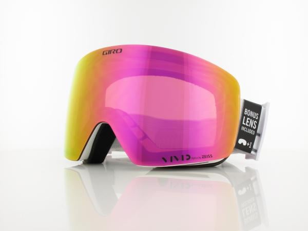 Giro Contour RS 014 white wordmark / vivid pink - vivid infrared