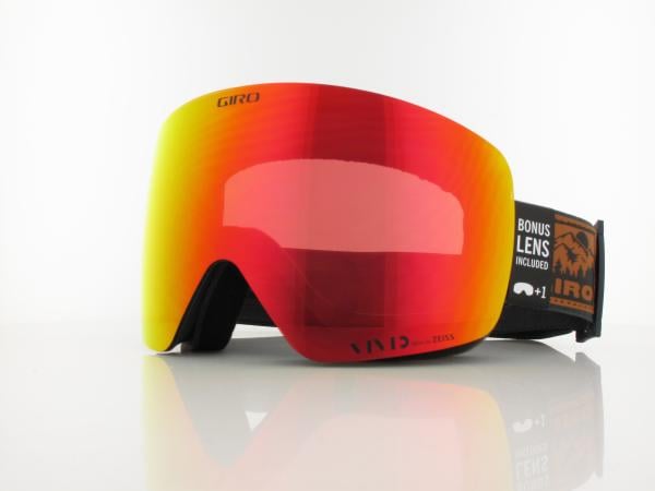 Giro Contour 015 carbon vista / vivid ember - vivid infrared