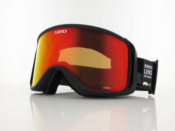 Giro Sagen 001 black & grey flow / amber scarlet - yellow