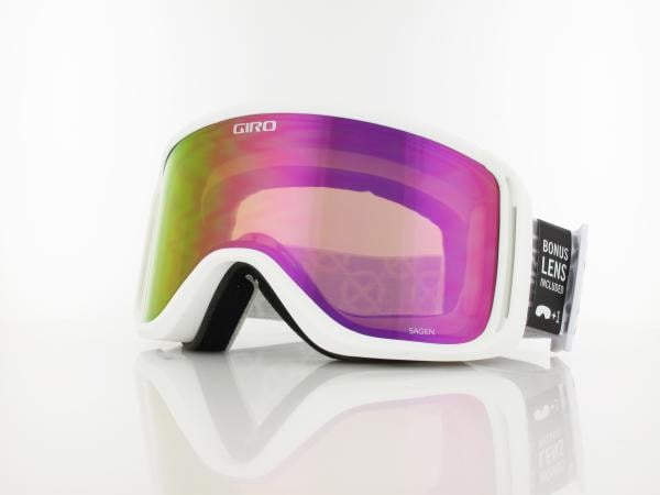 Giro Sagen 011 white monogram / amber pink - yellow