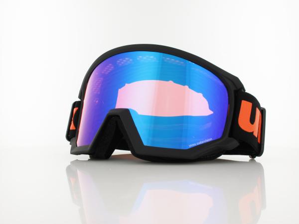 UVEX athletic CV S550527 2230 black matt / mirror blue colorvision orange